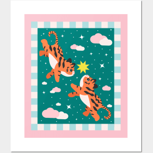 Cute tigers Posters and Art